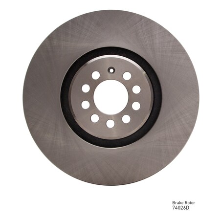 Dynamic Friction Co Brake Rotor, Front Left 600-74026D